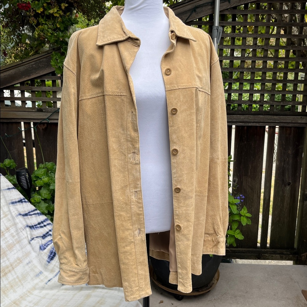 BC Clothing, Women's Tan Shirt, Jacket Size XL